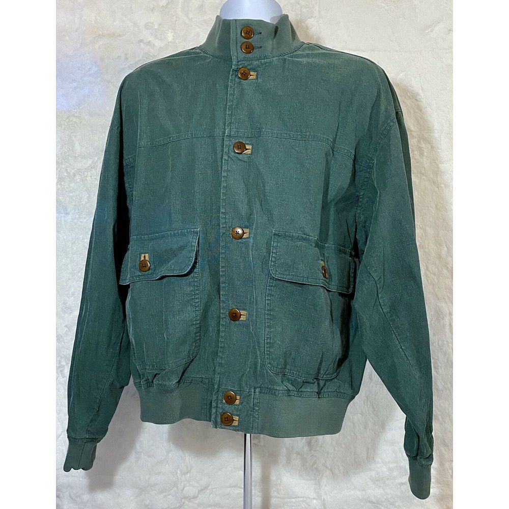 Mens The Territory Ahead Canvas Bomber Jacket M